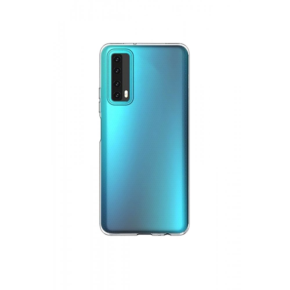 Huawei P Smart 2021 Kılıf Lüx Şeffaf Silikon - Şeffaf  Huawei P Smart 2021 Kılıf Lüx Şeffaf Silikon - Şeffaf