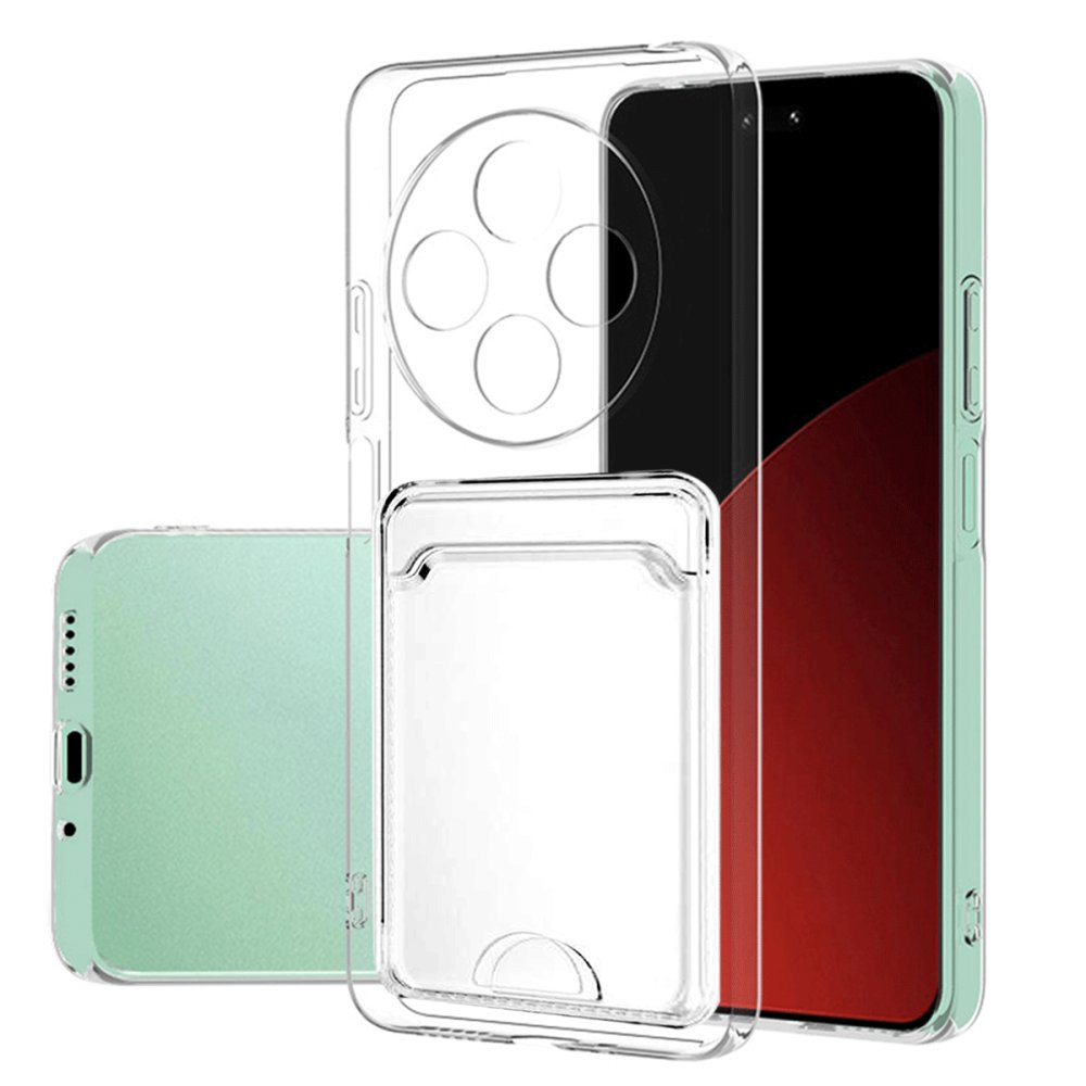 Redmi 14C Kılıf Kart Şeffaf Silikon - Şeffaf Redmi 14C Kılıf Kart Şeffaf Silikon - Şeffaf