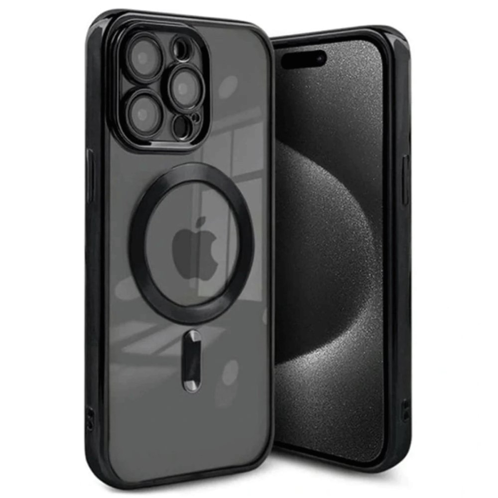  iPhone 15 Pro Kılıf Kross Magneticsafe Kapak - Siyah
