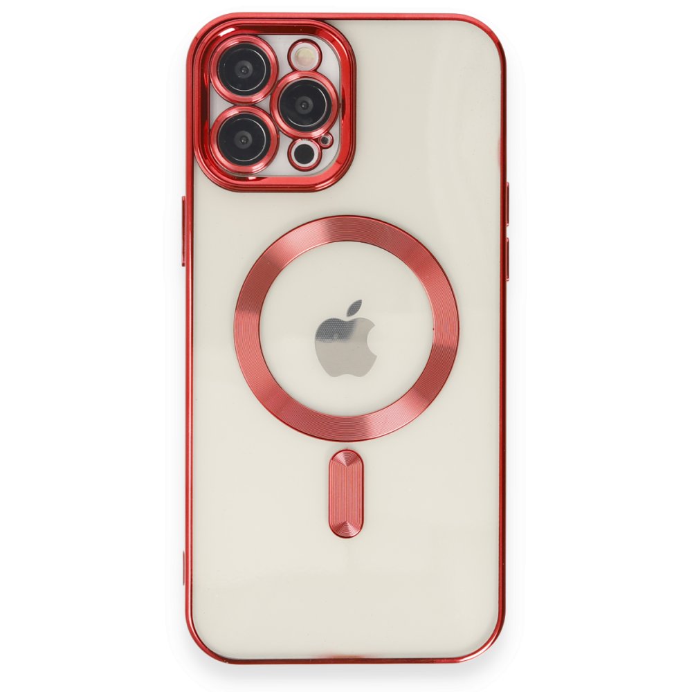  iPhone 12 Pro Max Kılıf Kross Magneticsafe Kapak - Kırmızı