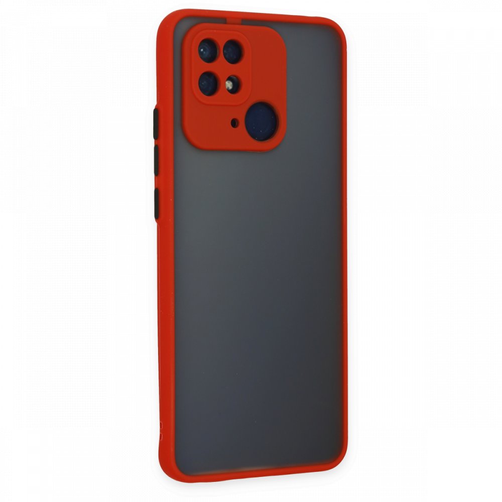 Xiaomi Poco C40 Kılıf Montreal Silikon Kapak - Kırmızı Xiaomi Poco C40 Kılıf Montreal Silikon Kapak - Kırmızı