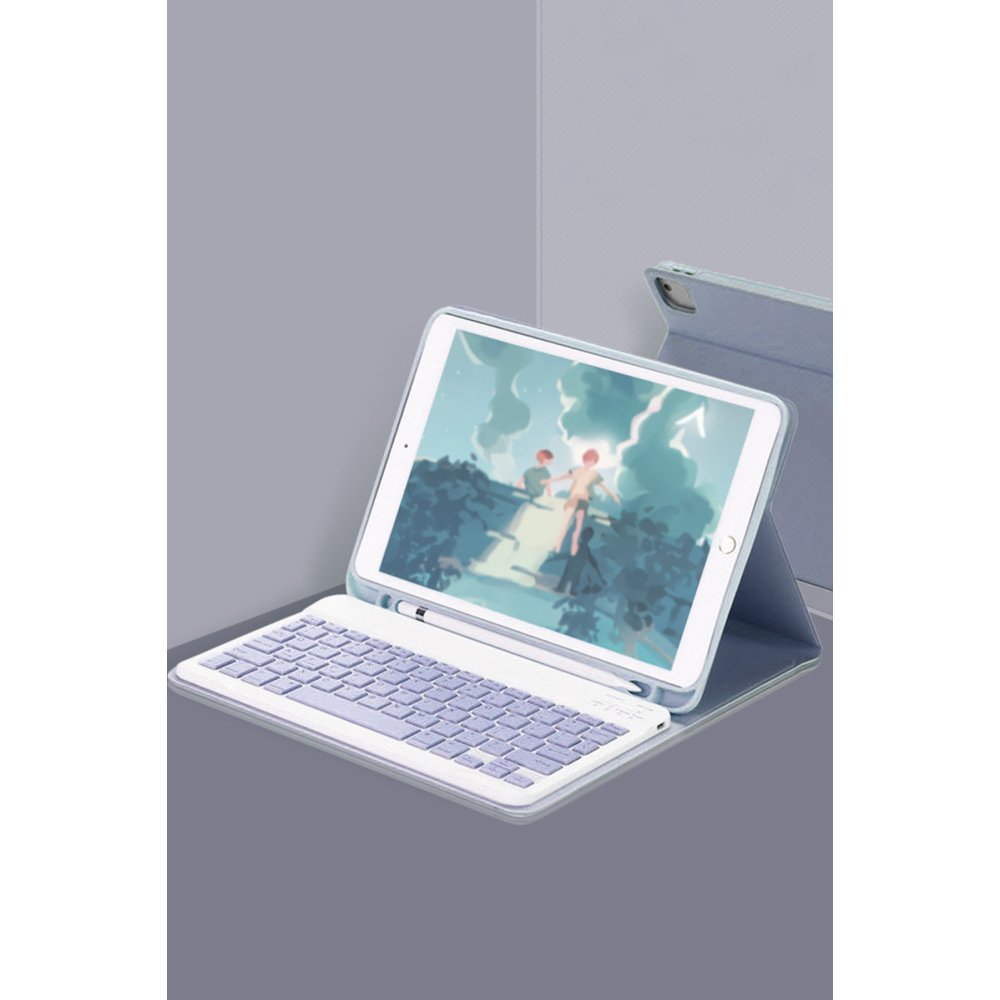 iPad 2022 10.9 (10.nesil) Kılıf KC01 Smart Klavyeli Tablet Kılıfı - Lacivert iPad 2022 10.9 (10.nesil) Kılıf KC01 Smart Klavyeli Tablet Kılıfı - Lacivert