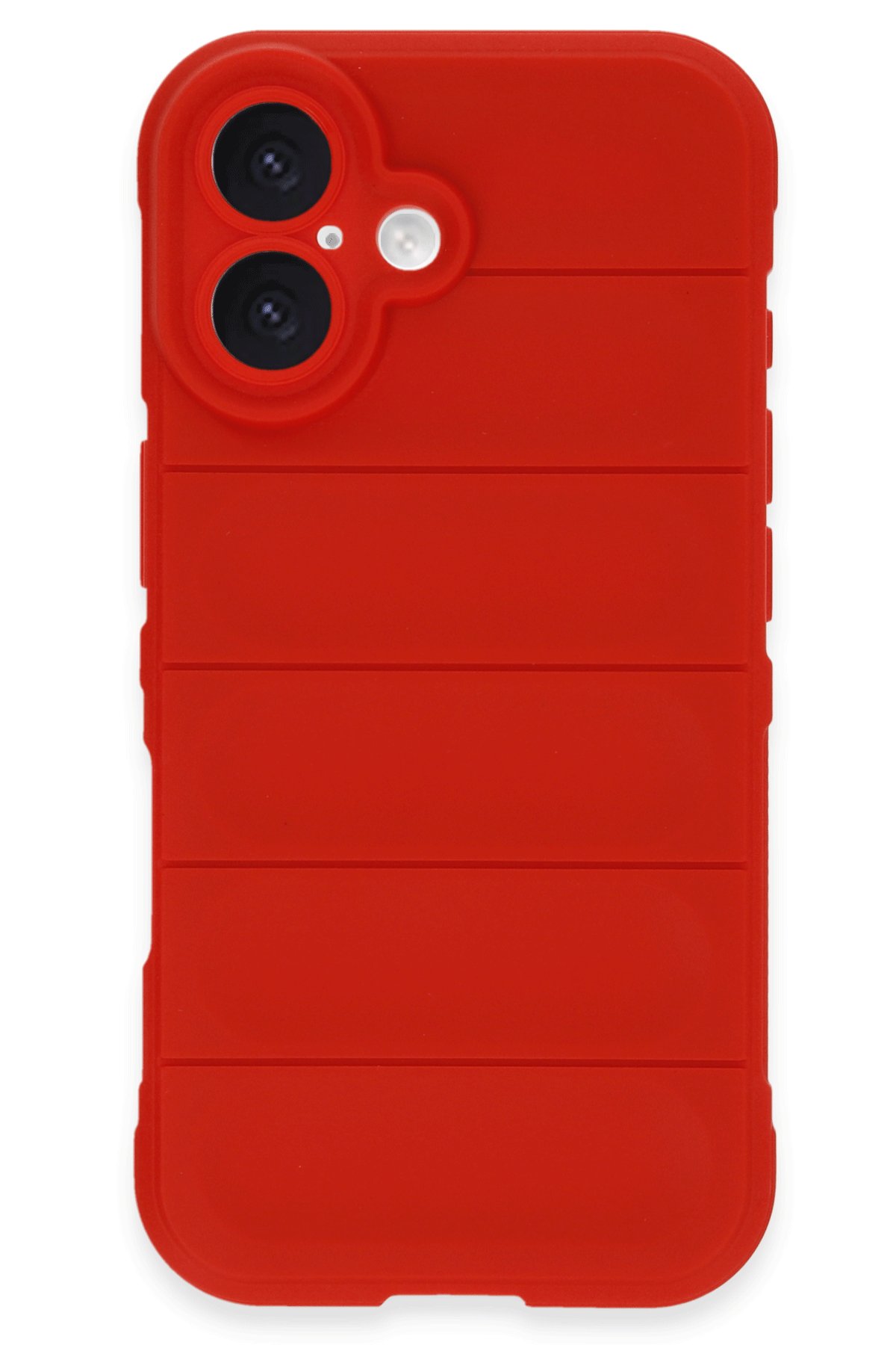 iPhone 16 Kılıf Optimum Silikon - Kırmızı  iPhone 16 Kılıf Optimum Silikon - Kırmızı