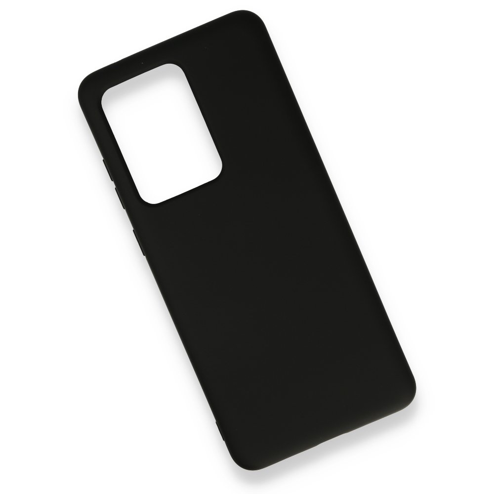  Samsung Galaxy S20 Ultra Kılıf Nano içi Kadife Silikon - Siyah