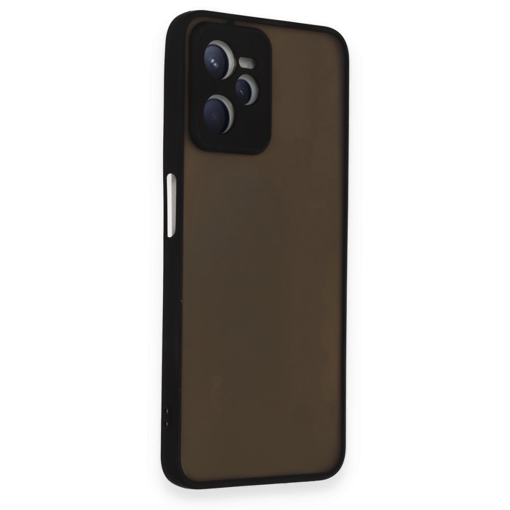 Realme C35 Kılıf Montreal Silikon Kapak - Siyah  Realme C35 Kılıf Montreal Silikon Kapak - Siyah
