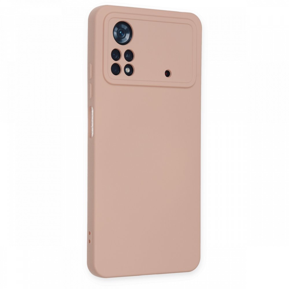  Xiaomi Poco X4 Pro 5G Kılıf Nano içi Kadife Silikon - Pudra