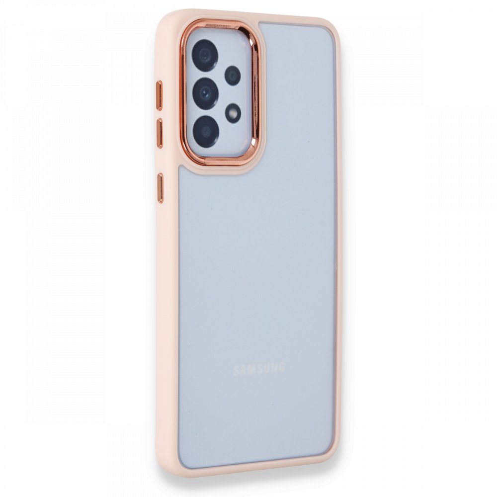  Samsung Galaxy A73 5G Kılıf Dora Kapak - Pudra