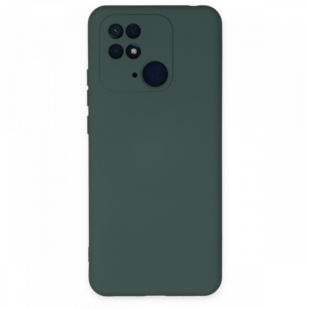 Xiaomi Poco C40 Kılıf Nano içi Kadife Silikon - Koyu Yeşil Xiaomi Poco C40 Kılıf Nano içi Kadife Silikon - Koyu Yeşil