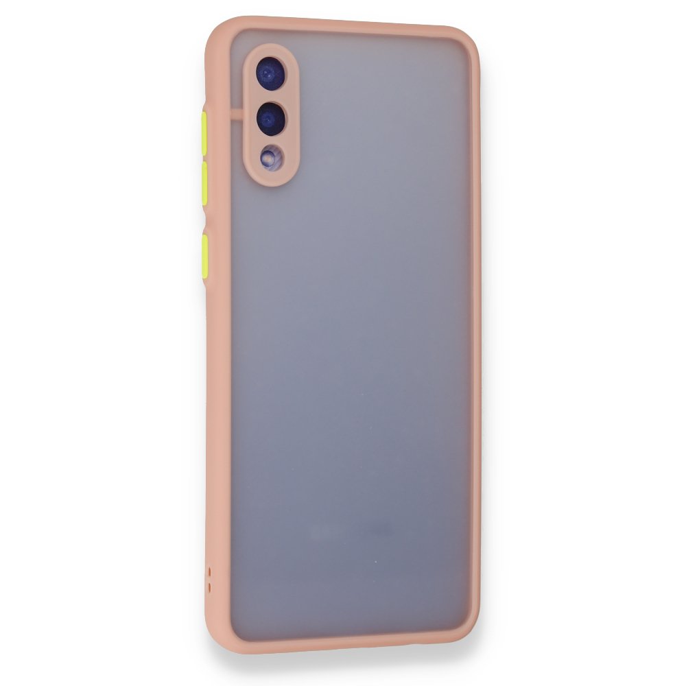 Samsung Galaxy A02 Kılıf Montreal Silikon Kapak - Pembe Samsung Galaxy A02 Kılıf Montreal Silikon Kapak - Pembe