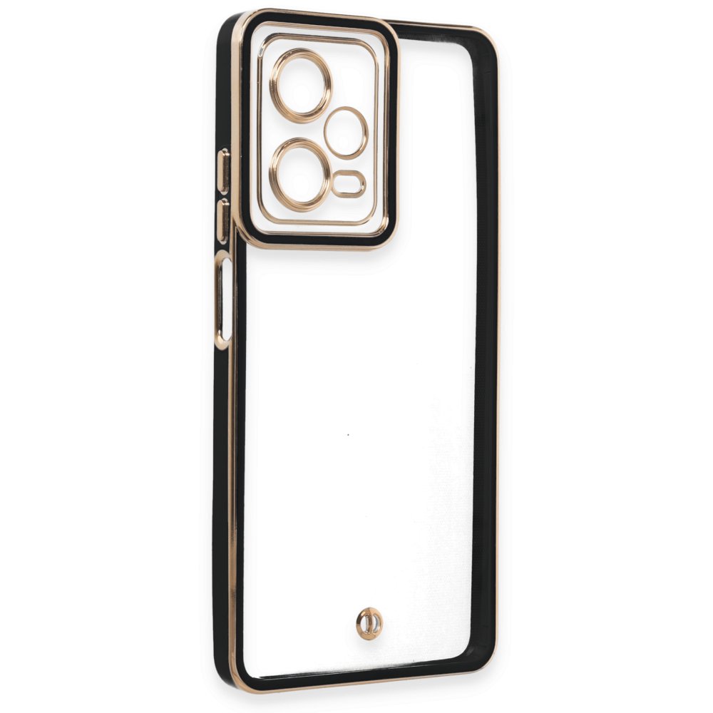 Redmi Note 12 5G Kılıf Liva Lens Silikon - Siyah