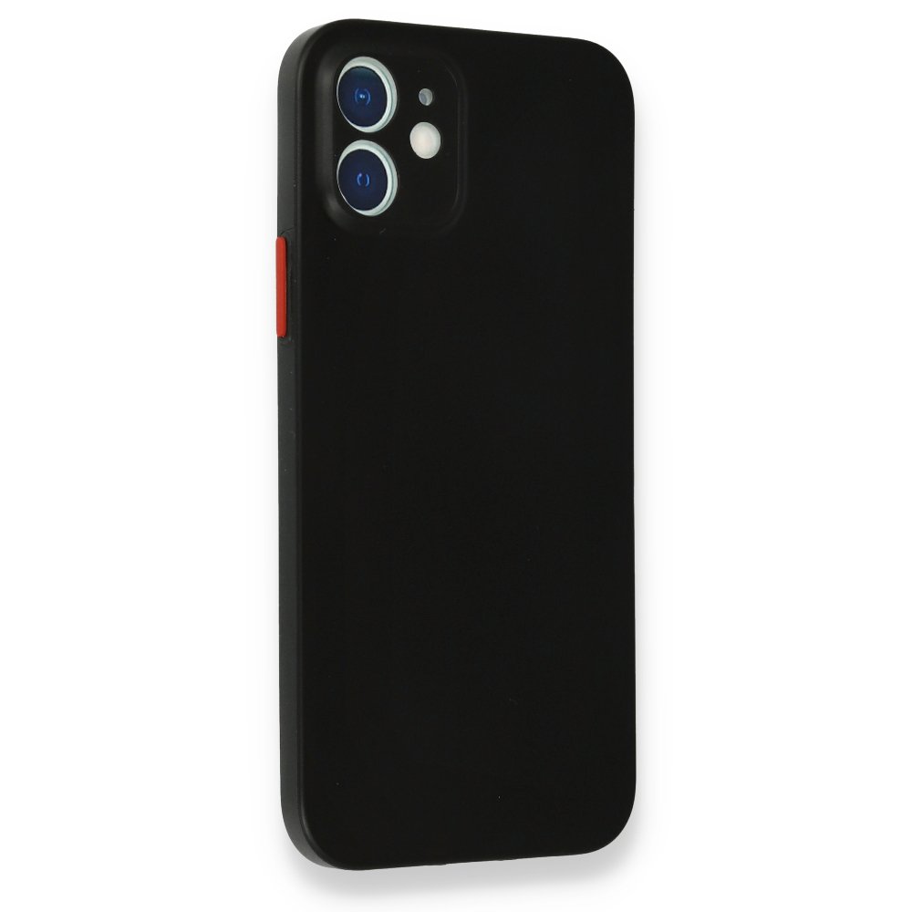  iPhone 12 Mini Kılıf PP Ultra İnce Kapak - Siyah