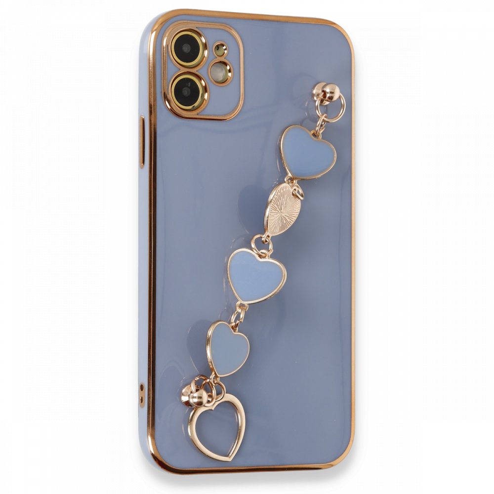  iPhone 11 Kılıf Esila Silikon - Gri