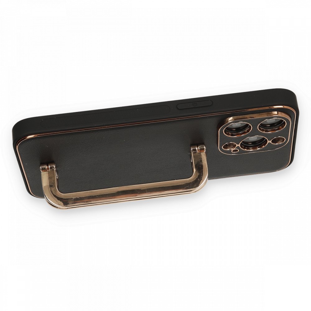 iPhone 13 Pro Kılıf Coco Elit Kapak - Siyah iPhone 13 Pro Kılıf Coco Elit Kapak - Siyah