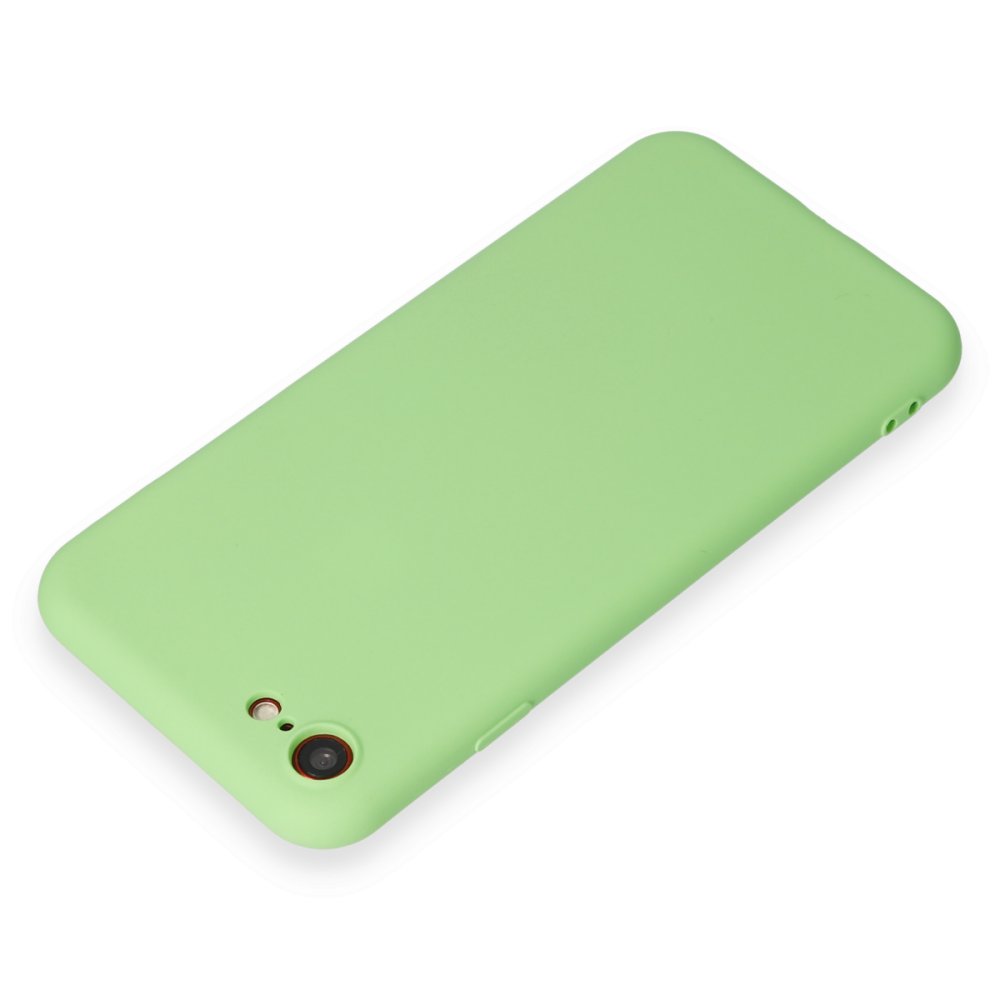  iPhone 8 Kılıf First Silikon - Açık Yeşil