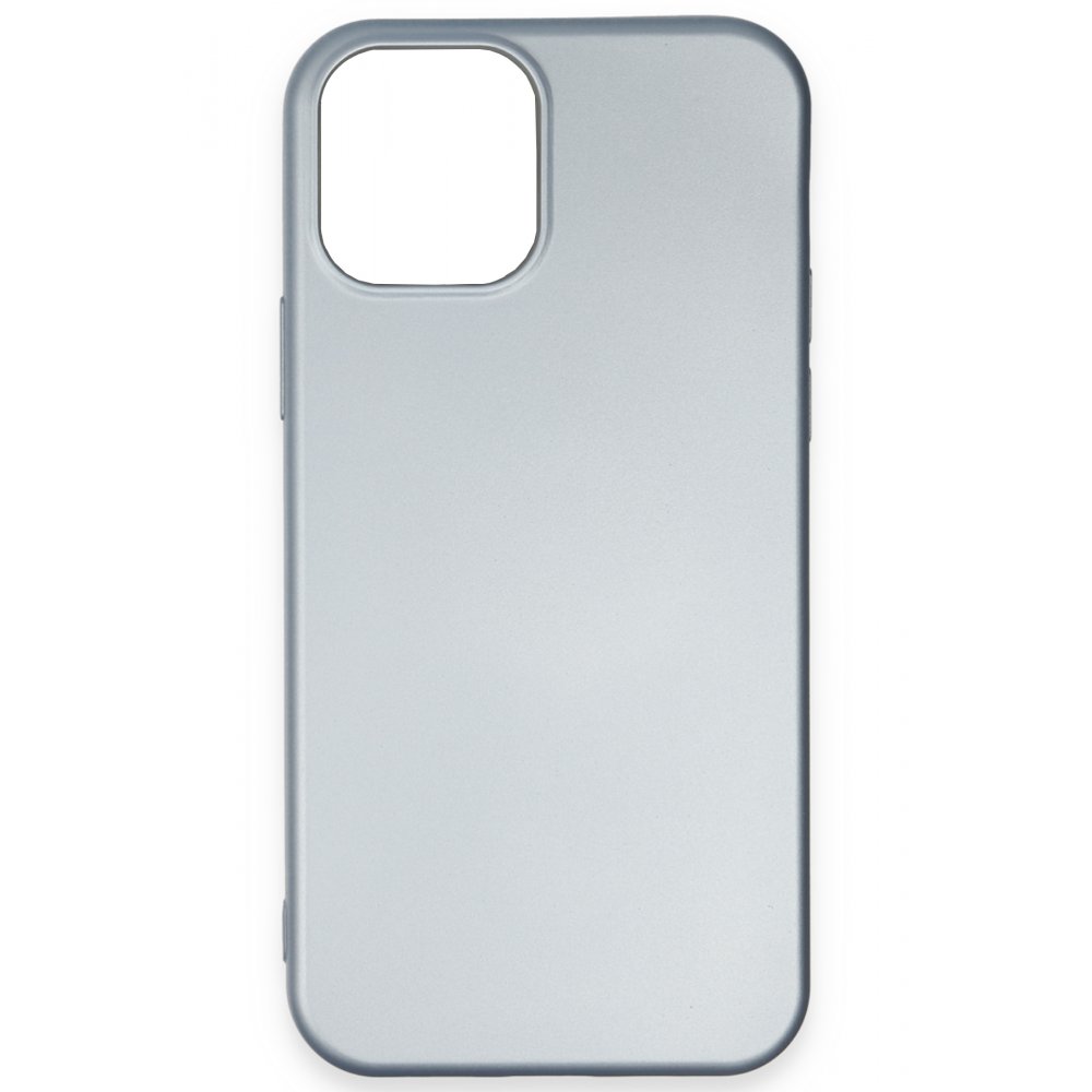  iPhone 12 Kılıf Nano içi Kadife Silikon - Sky Blue