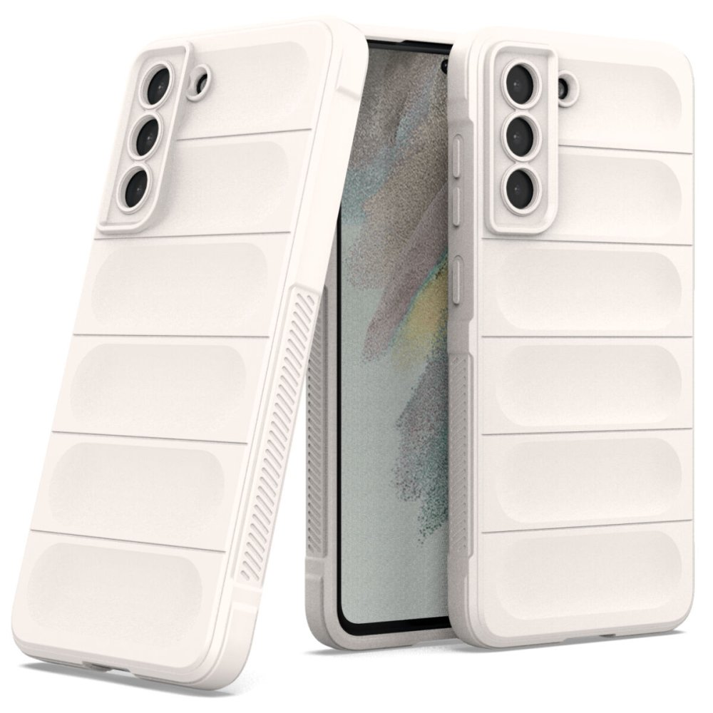  Samsung Galaxy S22 Plus Kılıf Optimum Silikon - Krem