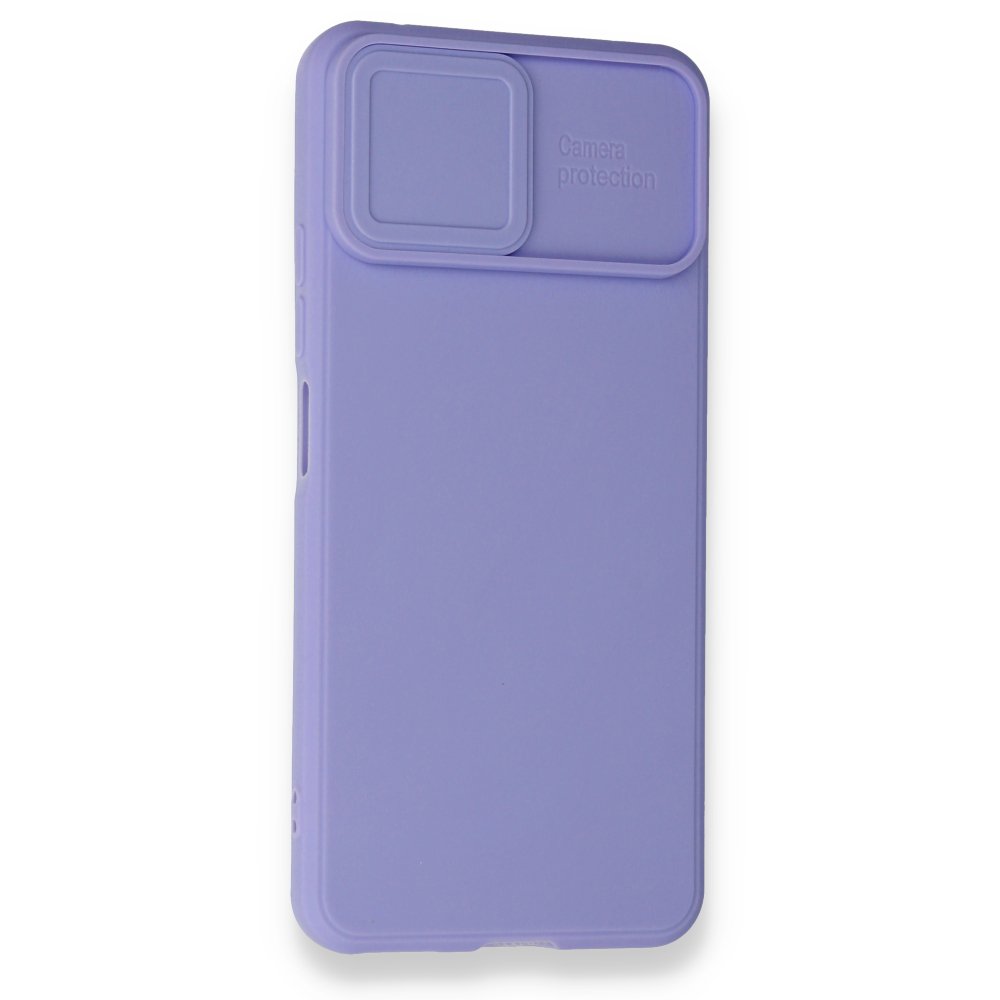 Xiaomi Mİ 11 Lite Kılıf Color Lens Silikon - Mor  Xiaomi Mİ 11 Lite Kılıf Color Lens Silikon - Mor