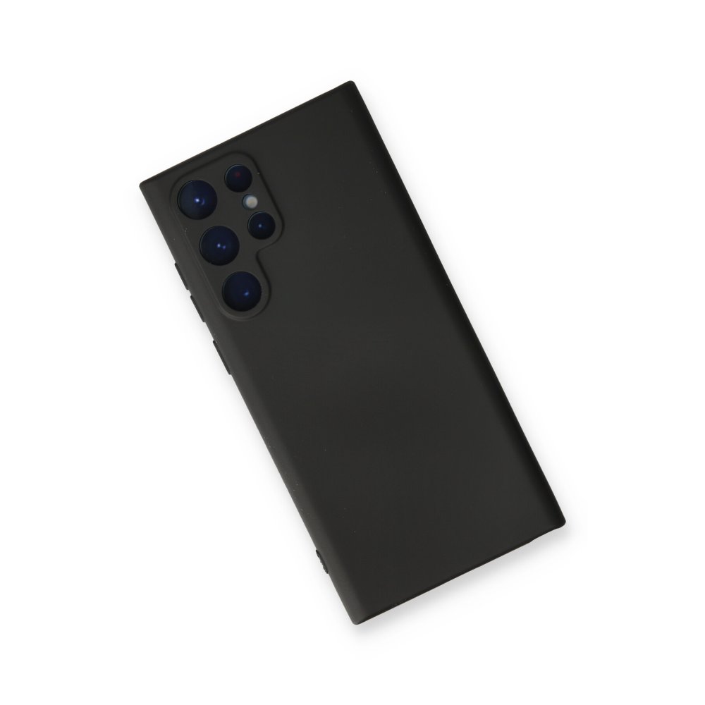  Samsung Galaxy S24 Ultra Kılıf Nano içi Kadife Silikon - Siyah
