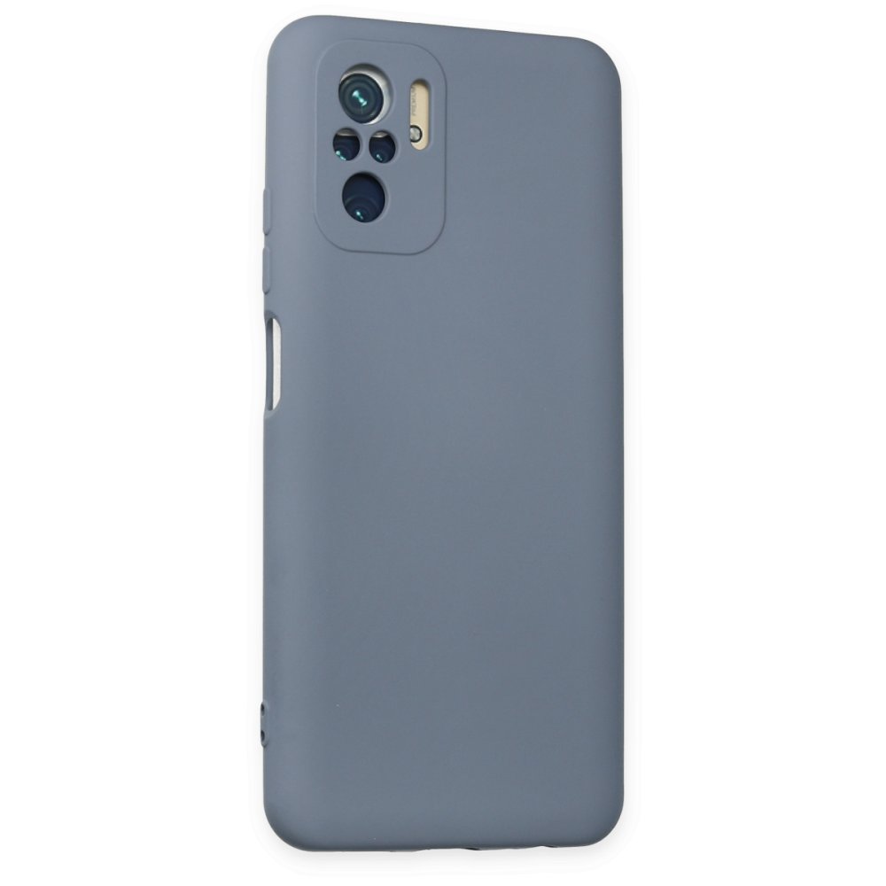 Xiaomi Poco M5s Kılıf Nano içi Kadife Silikon - Gri  Xiaomi Poco M5s Kılıf Nano içi Kadife Silikon - Gri