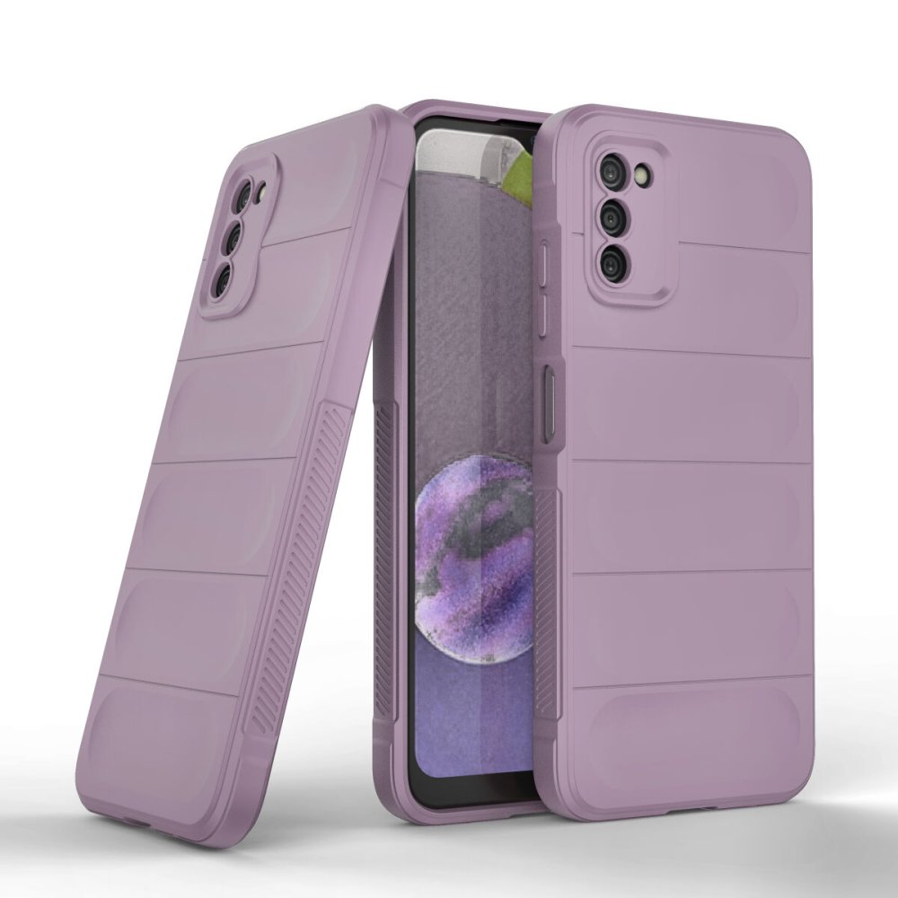  Samsung Galaxy A03S Kılıf Optimum Silikon - Mor