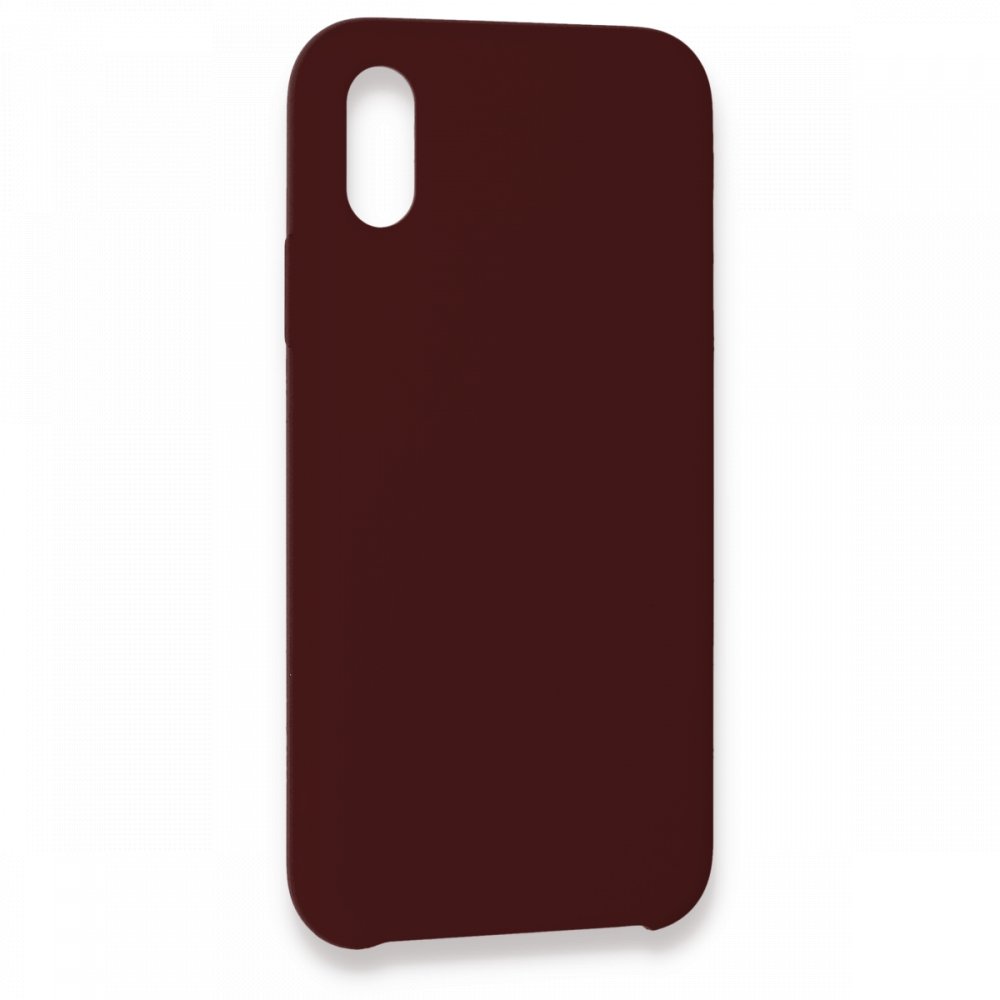  iPhone XS Max Kılıf Lansman Legant Silikon - Bordo