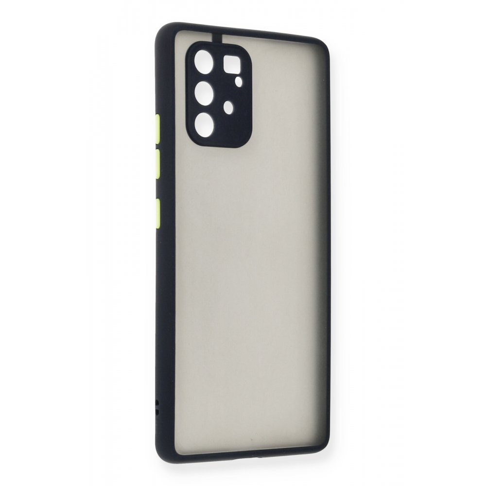  Samsung Galaxy A91 / S10 Lite Kılıf Montreal Silikon Kapak - Lacivert
