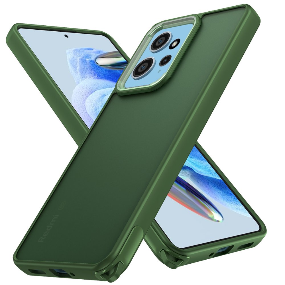 Redmi Note 12 4G Kılıf Elegant Kapak - Yeşil