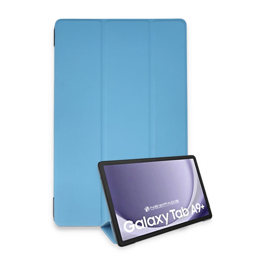  Samsung Galaxy Tab A9 Plus Kılıf Tablet Smart Kılıf - Mavi