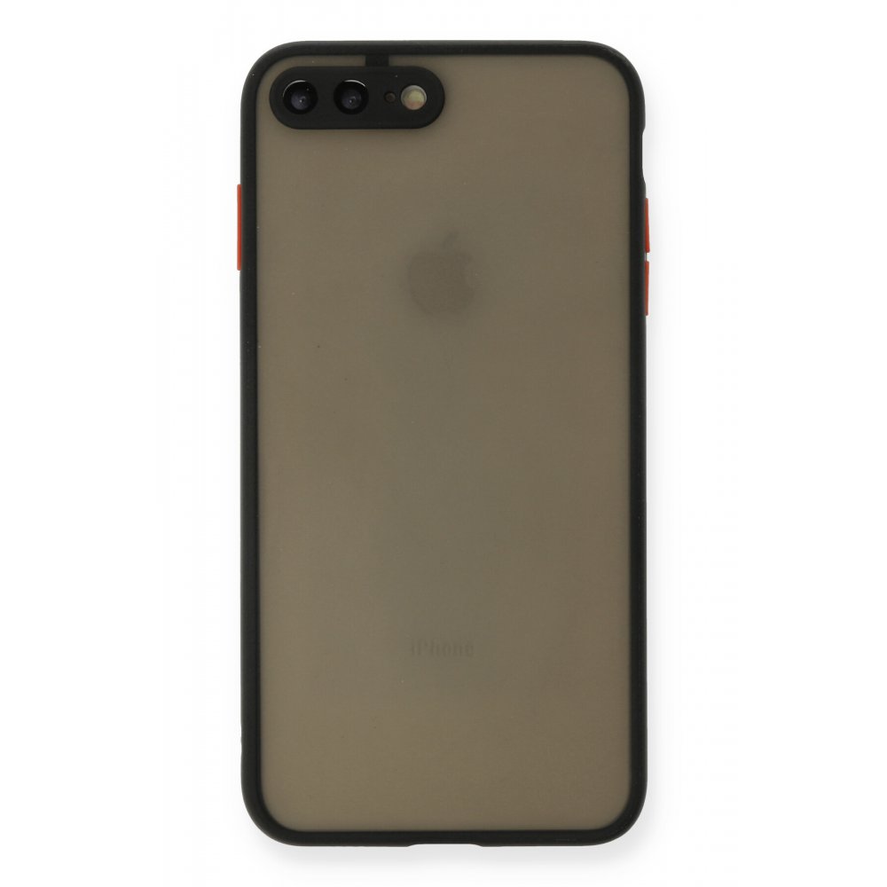 iPhone 8 Plus Kılıf Montreal Silikon Kapak - Siyah iPhone 8 Plus Kılıf Montreal Silikon Kapak - Siyah