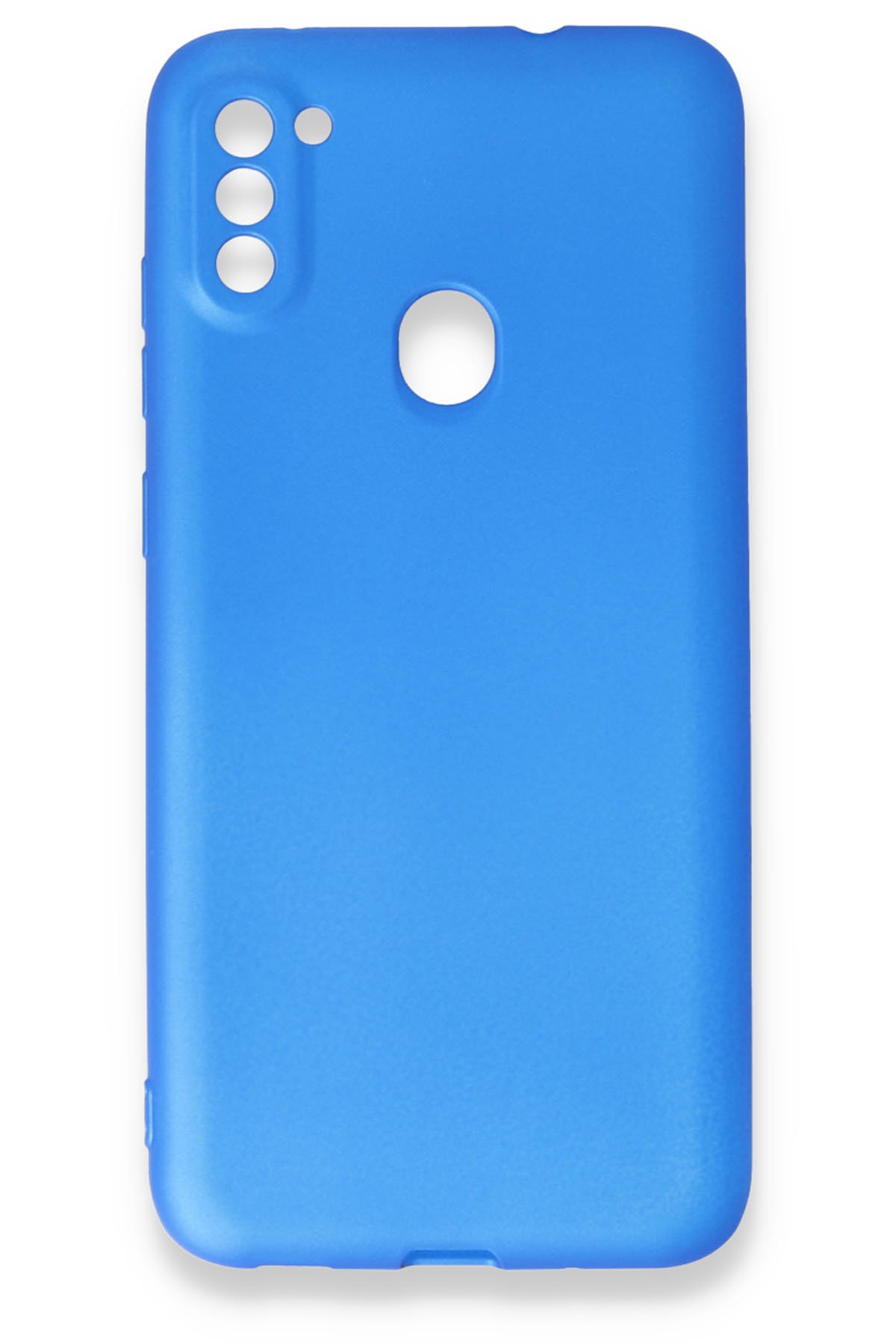  Samsung Galaxy M11 Kılıf First Silikon - Mavi