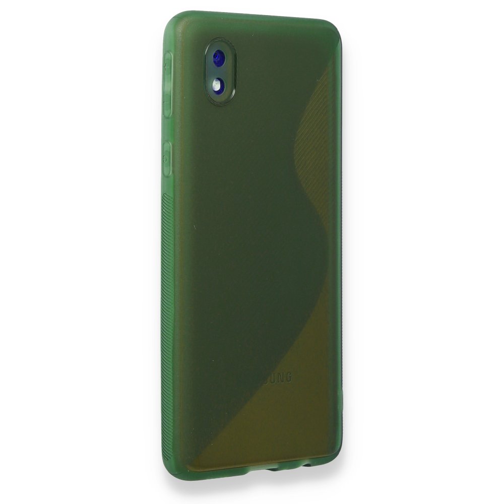 Samsung Galaxy A01 Core Kılıf S Silikon - Yeşil Samsung Galaxy A01 Core Kılıf S Silikon - Yeşil