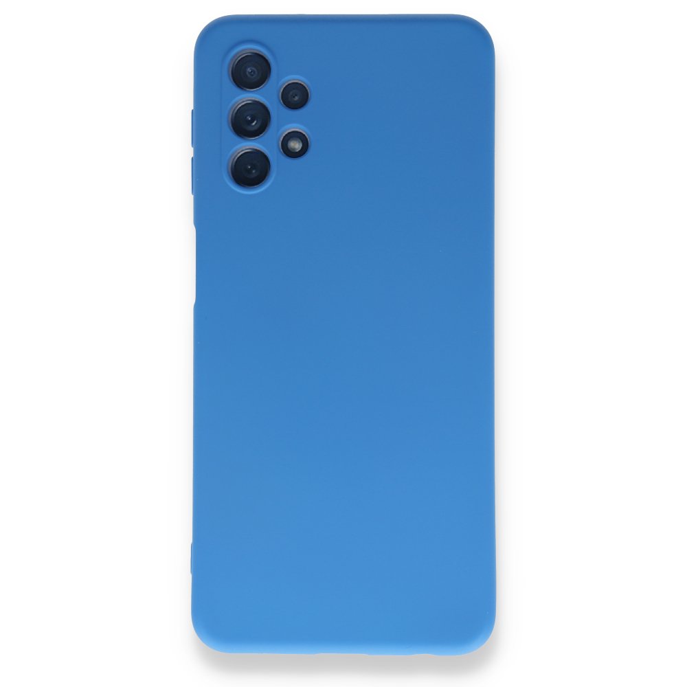 Samsung Galaxy A52S Kılıf Nano içi Kadife Silikon - Mavi Samsung Galaxy A52S Kılıf Nano içi Kadife Silikon - Mavi