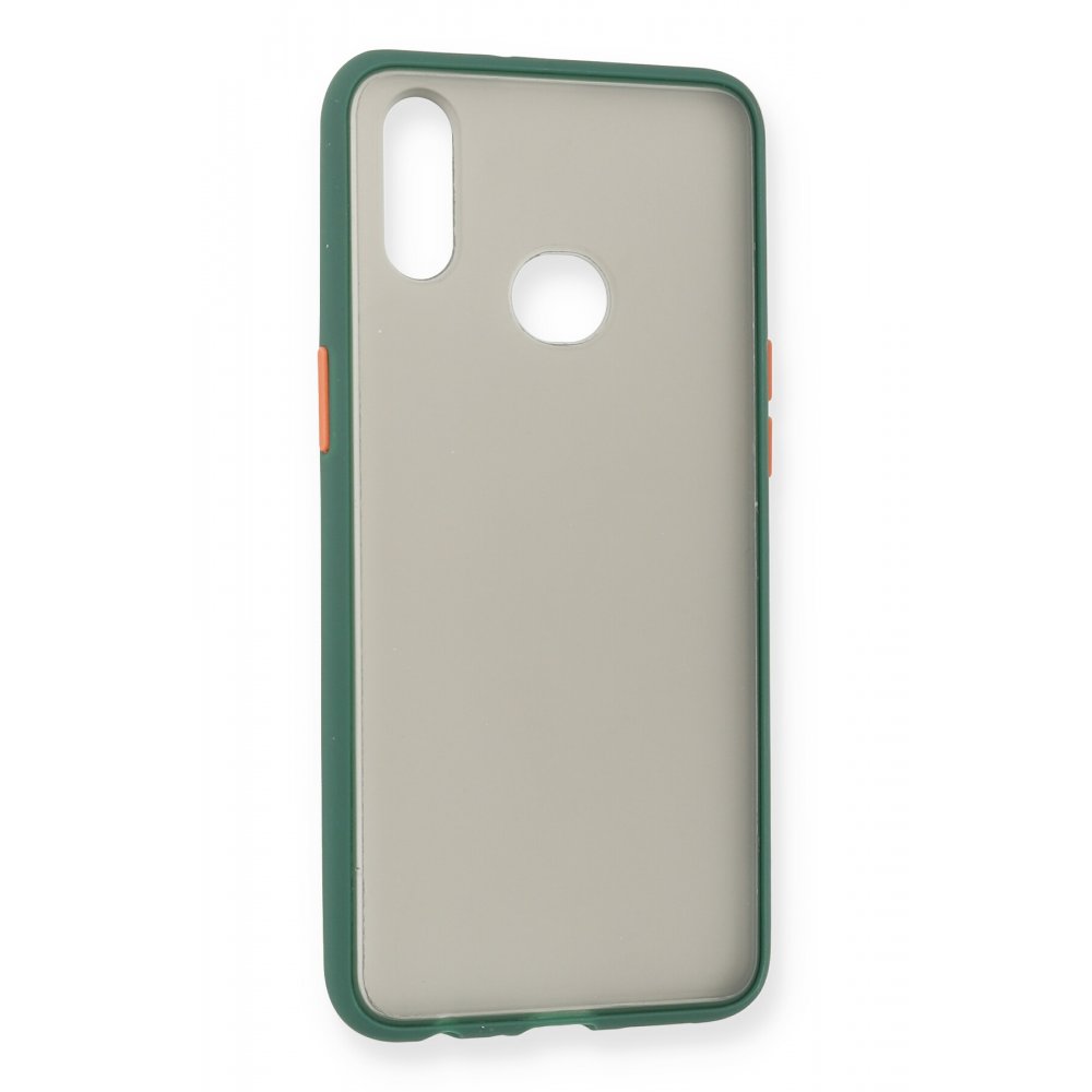 Samsung Galaxy A10S Kılıf Montreal Silikon Kapak - Yeşil Samsung Galaxy A10S Kılıf Montreal Silikon Kapak - Yeşil