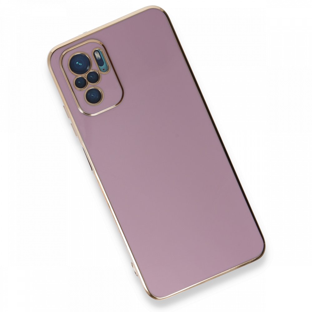 Redmi Note 10S Kılıf Volet Silikon - Mor