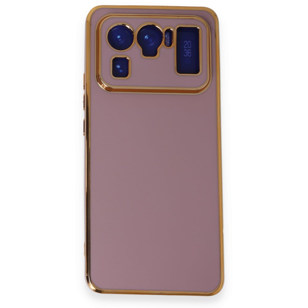 Xiaomi Mi 11 Ultra Kılıf Volet Silikon - Mor  Xiaomi Mi 11 Ultra Kılıf Volet Silikon - Mor