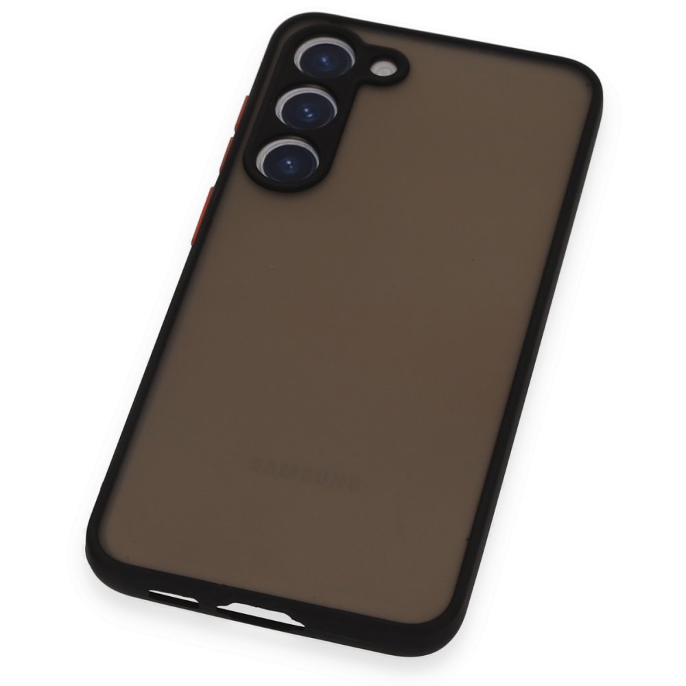  Samsung Galaxy S23 Plus Kılıf Montreal Silikon Kapak - Siyah