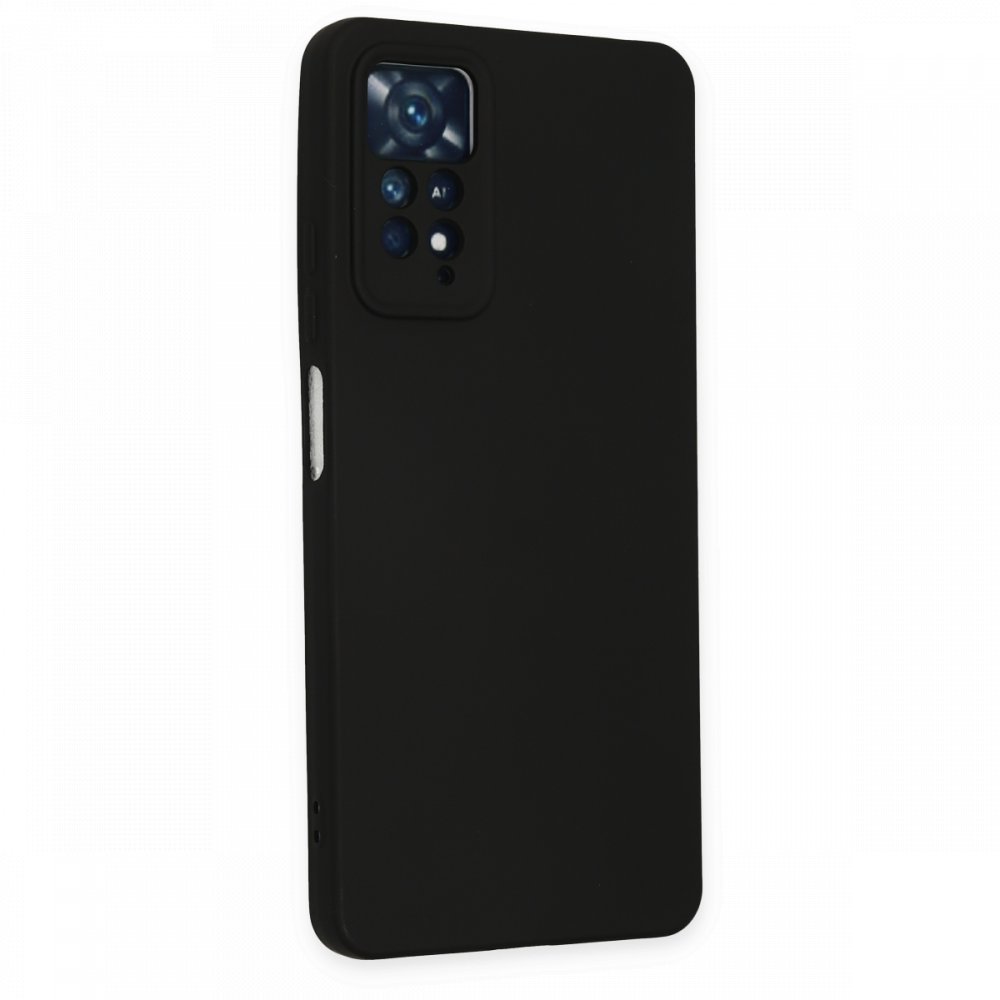 Redmi Note 11 Pro Kılıf Nano içi Kadife Silikon - Siyah