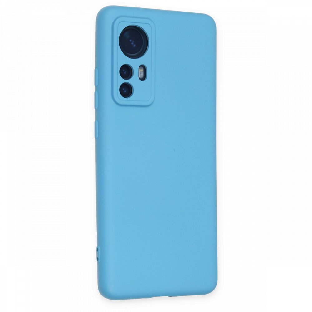  Xiaomi Mi 12 Kılıf Nano içi Kadife Silikon - Mavi