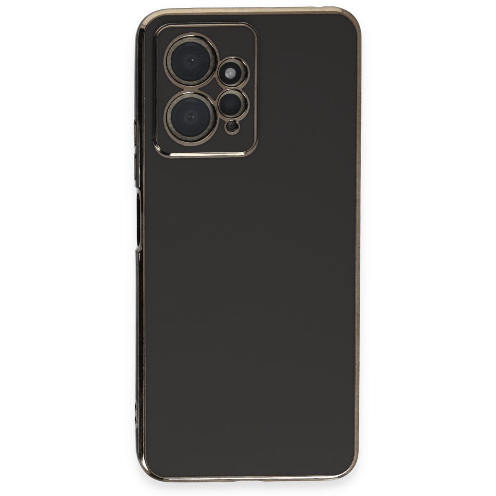 Redmi Note 12 4G Kılıf Volet Silikon - Siyah