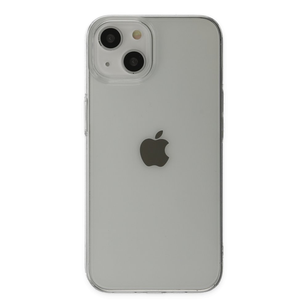 iPhone 14 Plus Kılıf Pc Sert Şeffaf Kapak - Şeffaf
