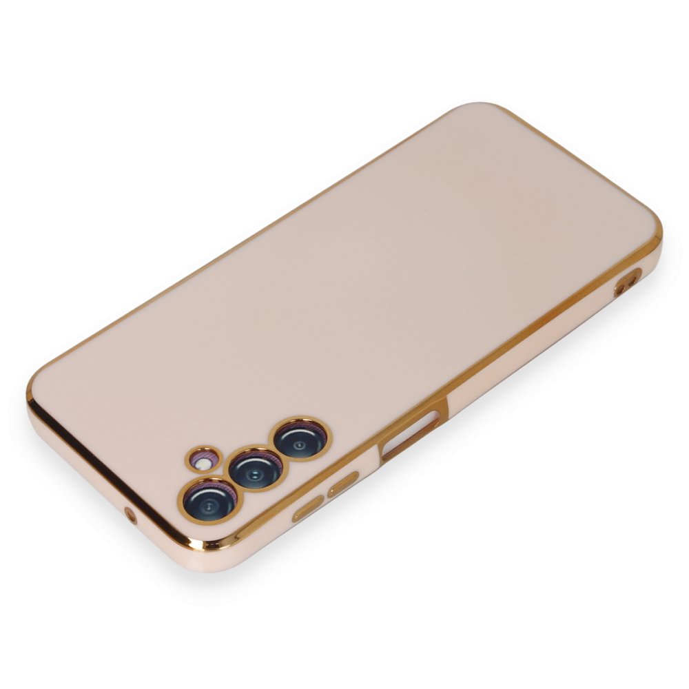  Samsung Galaxy M14 5G Kılıf Volet Silikon - Pembe
