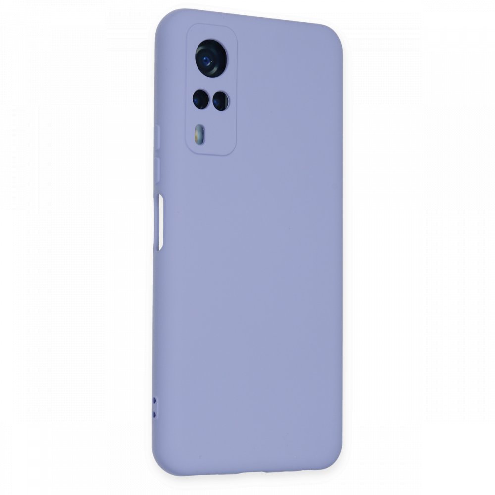  Vivo Y51 Kılıf Nano içi Kadife Silikon - Lila