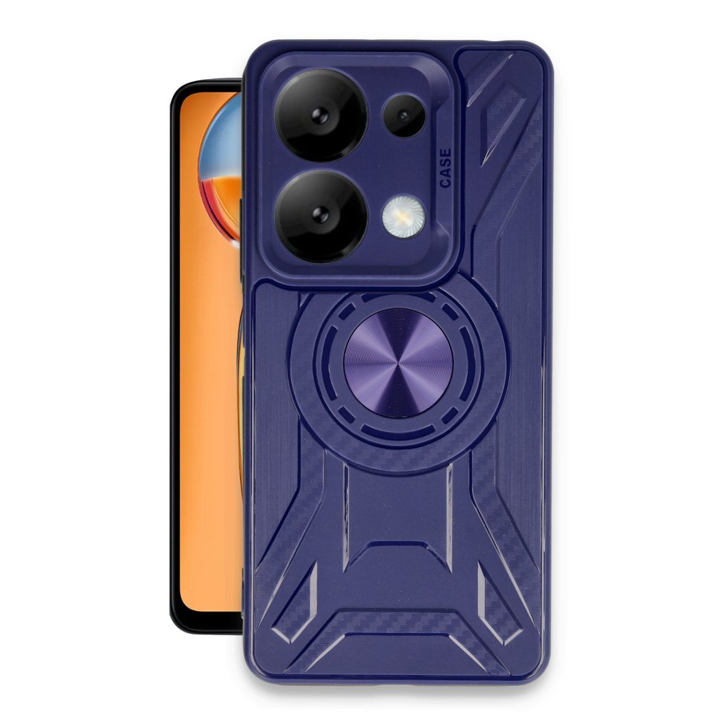  Xiaomi Poco M6 Pro 4G Kılıf Lincoln Silikon - Lacivert