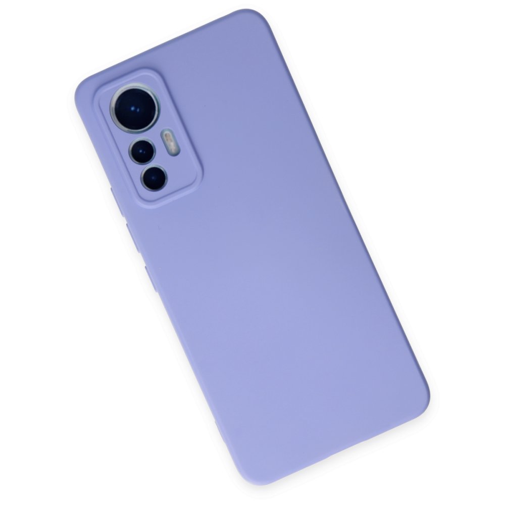  Xiaomi Mi 12 Lite Kılıf Nano içi Kadife Silikon - Lila