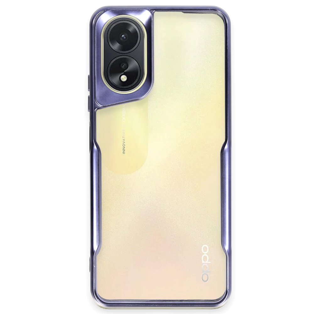 Oppo A38 Kılıf Boyi Silikon Kapak - Lacivert Oppo A38 Kılıf Boyi Silikon Kapak - Lacivert