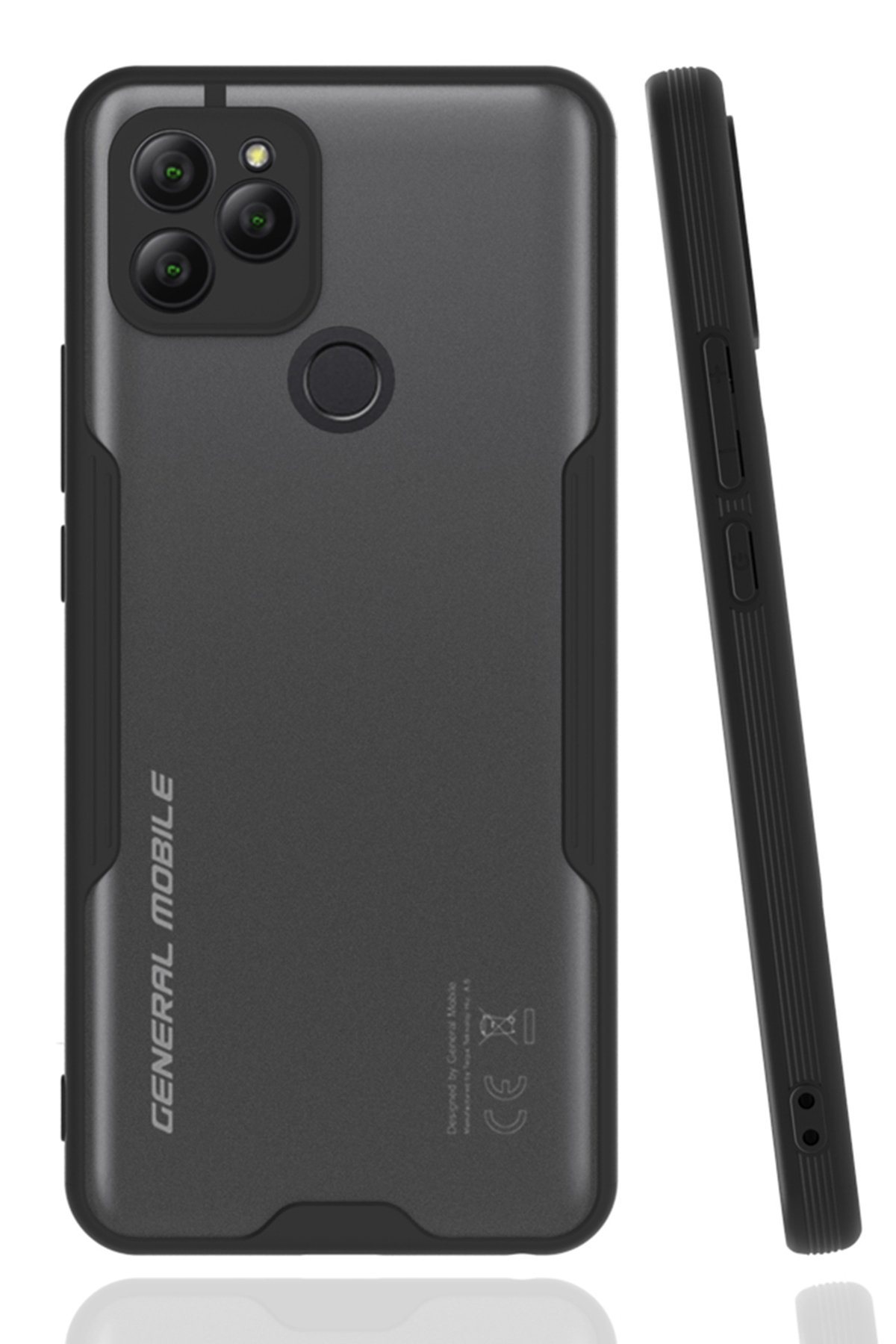  General Mobile GM 21 Kılıf Platin Silikon - Siyah