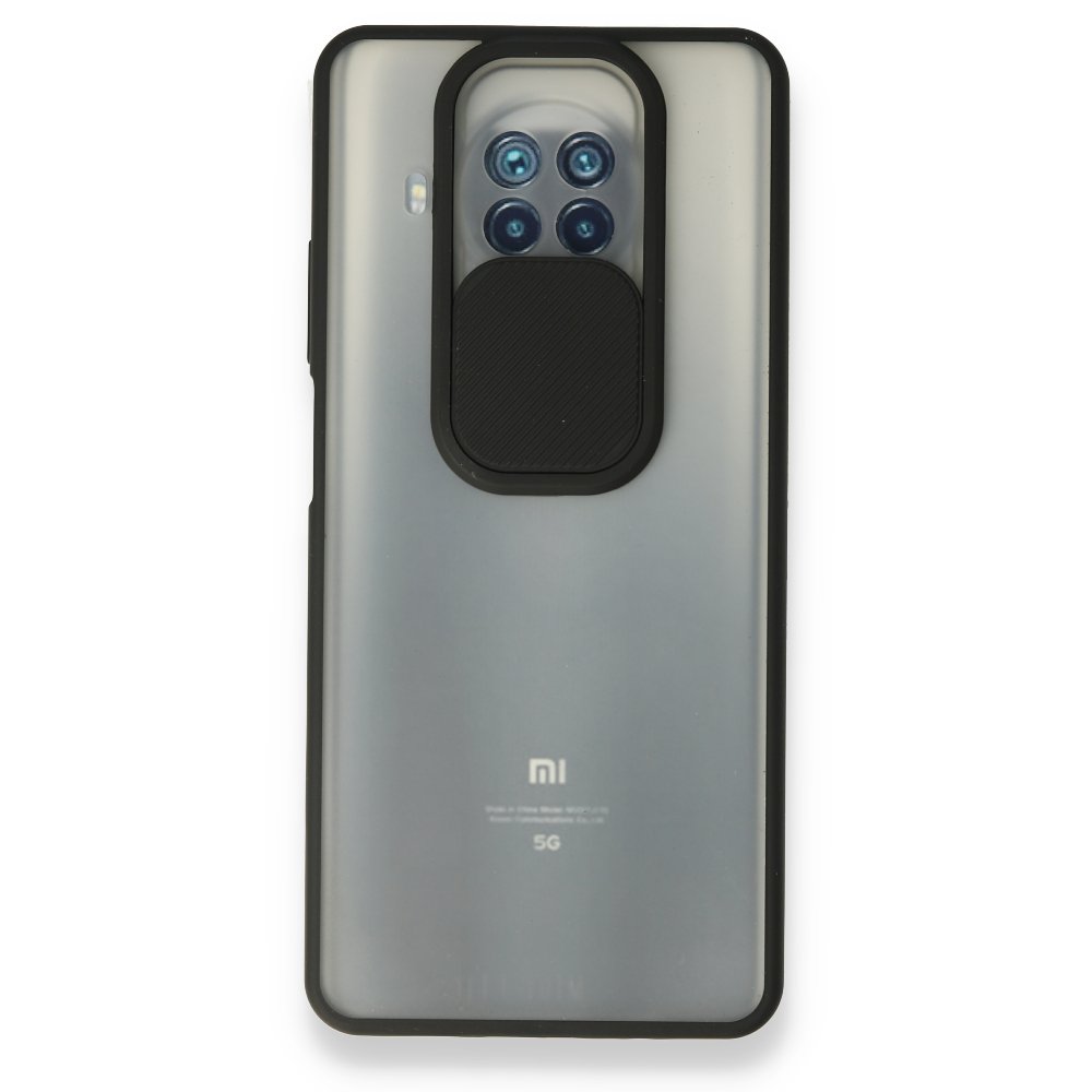 Xiaomi Mi 10T Lite Kılıf Palm Buzlu Kamera Sürgülü Silikon - Siyah  Xiaomi Mi 10T Lite Kılıf Palm Buzlu Kamera Sürgülü Silikon - Siyah