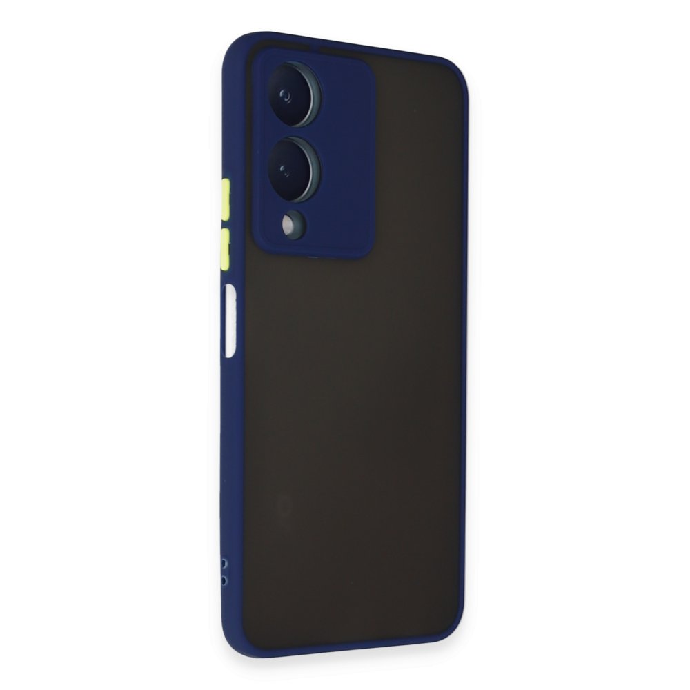 Vivo Y17S Kılıf Montreal Silikon Kapak - Lacivert Vivo Y17S Kılıf Montreal Silikon Kapak - Lacivert