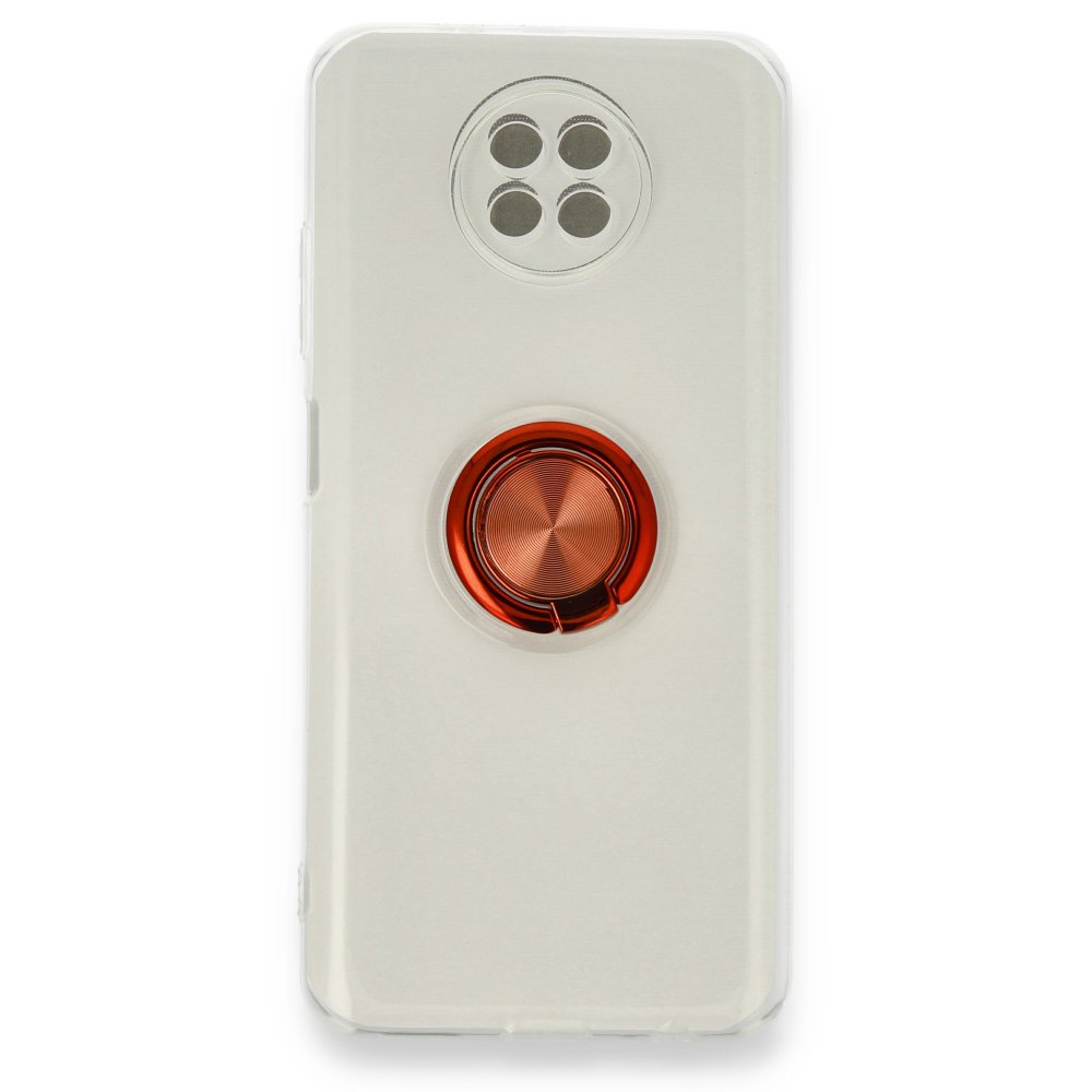 Redmi Note 9 5G Kılıf Gros Yüzüklü Silikon - Kırmızı Redmi Note 9 5G Kılıf Gros Yüzüklü Silikon - Kırmızı