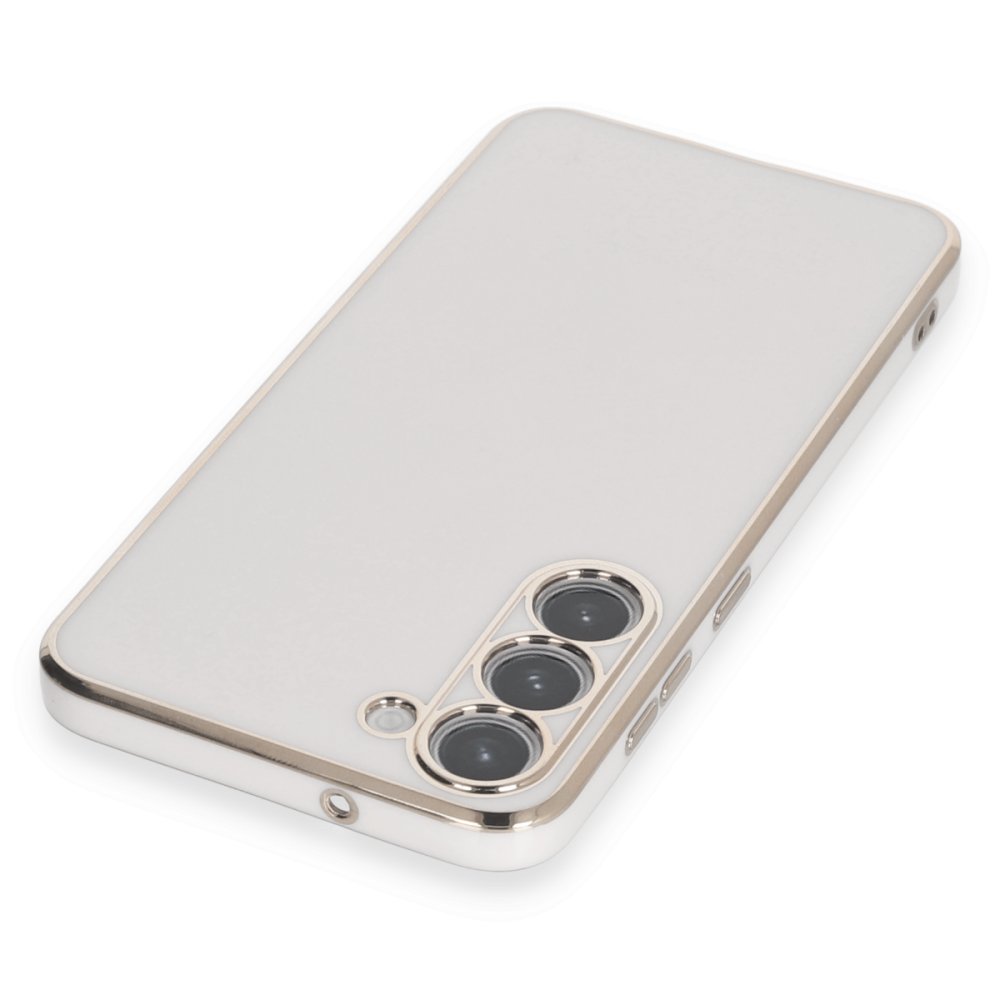  Samsung Galaxy S23 Plus Kılıf Volet Silikon - Beyaz